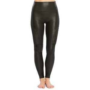 SPANX Black Moto Leggings